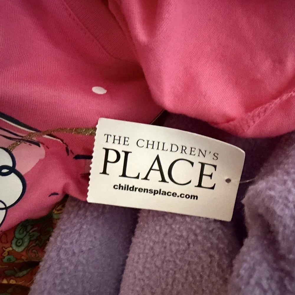 The Children's Place Girls Pink Cat T-Shirt Long Sleeve 7/8 Medium Sassy NWT